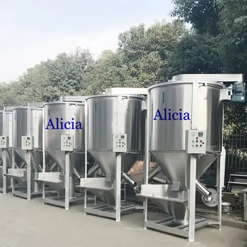 vertical screw resin mixers for HDPE, LDPE and LLDPE materials