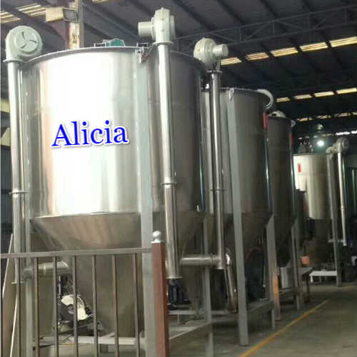 10 ton capacity plastic recycled pellets mixing silo