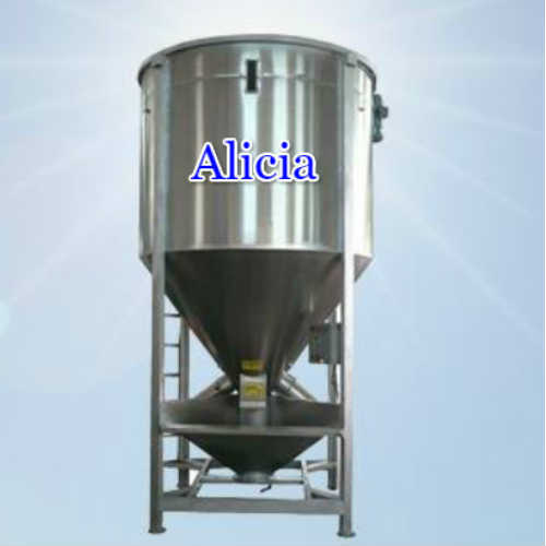 industrial screw mixer for mixing recycled plastic granules