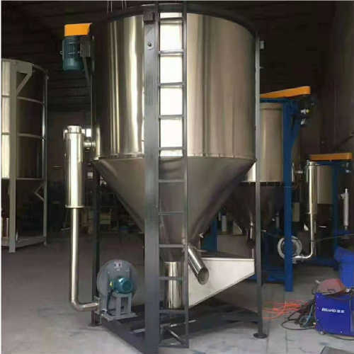 industrial screw mixer for mixing recycled plastic granules