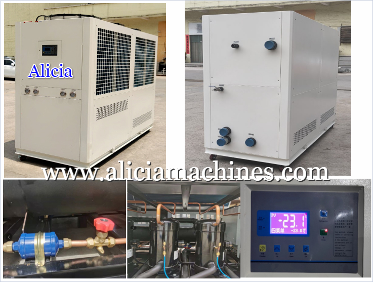 air cooled chiller for carbonated soft drink production