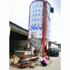 PVC PP PE Granule Vertical Screw Mixer Supplier