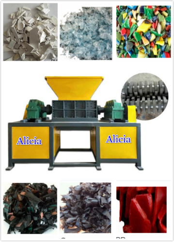 Zerkleinerungsmaschine für Kunststoffblöcke