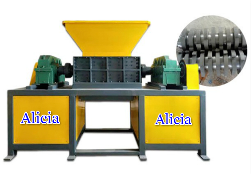 double shaft polypropylene pellet shredder price