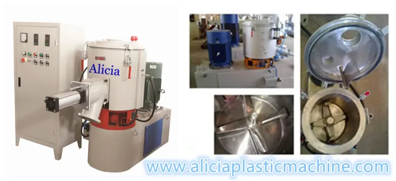Miscelatore di calore in polvere in PVC ad alta velocità serie SHR