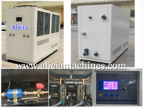 industrial air cold water chiller used for Electroplating