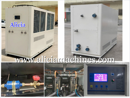 industrial air cold water chiller used for Electroplating