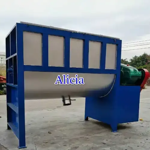 industrial horizontal powder raw material dry mixer machine