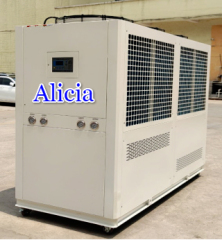 shell and tube evaporator kind industrial air cooled chiller