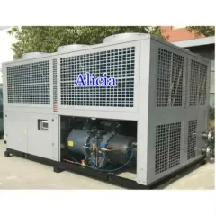 shell and tube evaporator kind industrial air cooled chiller
