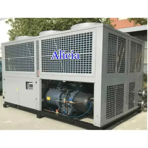 shell and tube evaporator kind industrial air cooled chiller