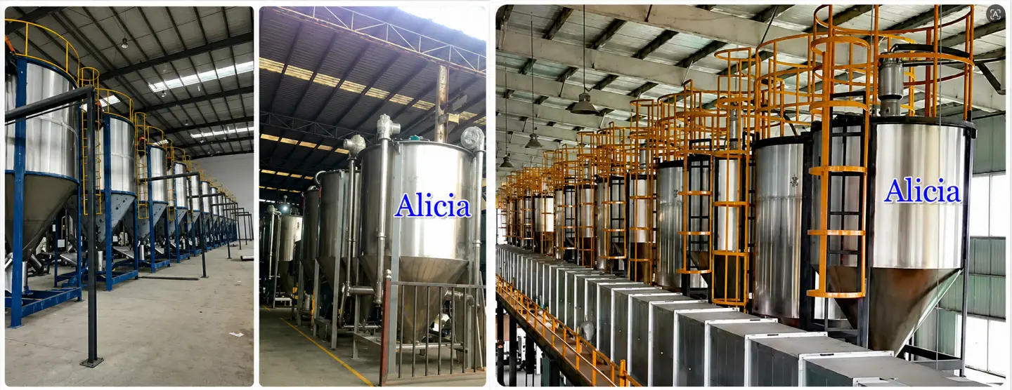 large vertical granule mixing machines