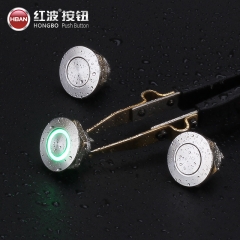 hot wholesale spst short body pushbutton 2 pins 12mm anti vandal on-off mini switch