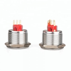 metal 30mm ip67 waterproof push button SPDT DPDT switch rgb