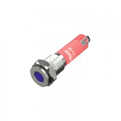 Luz de señal resistente de 10mm a prueba de agua fiable rojo verde iluminar indicador.