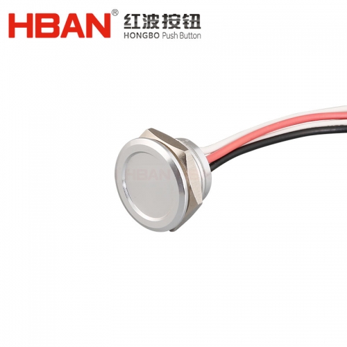 Interruptor piezoeléctrico del botón normalmente abierto de la prenda impermeable IP68 del metal de la aleación de aluminio