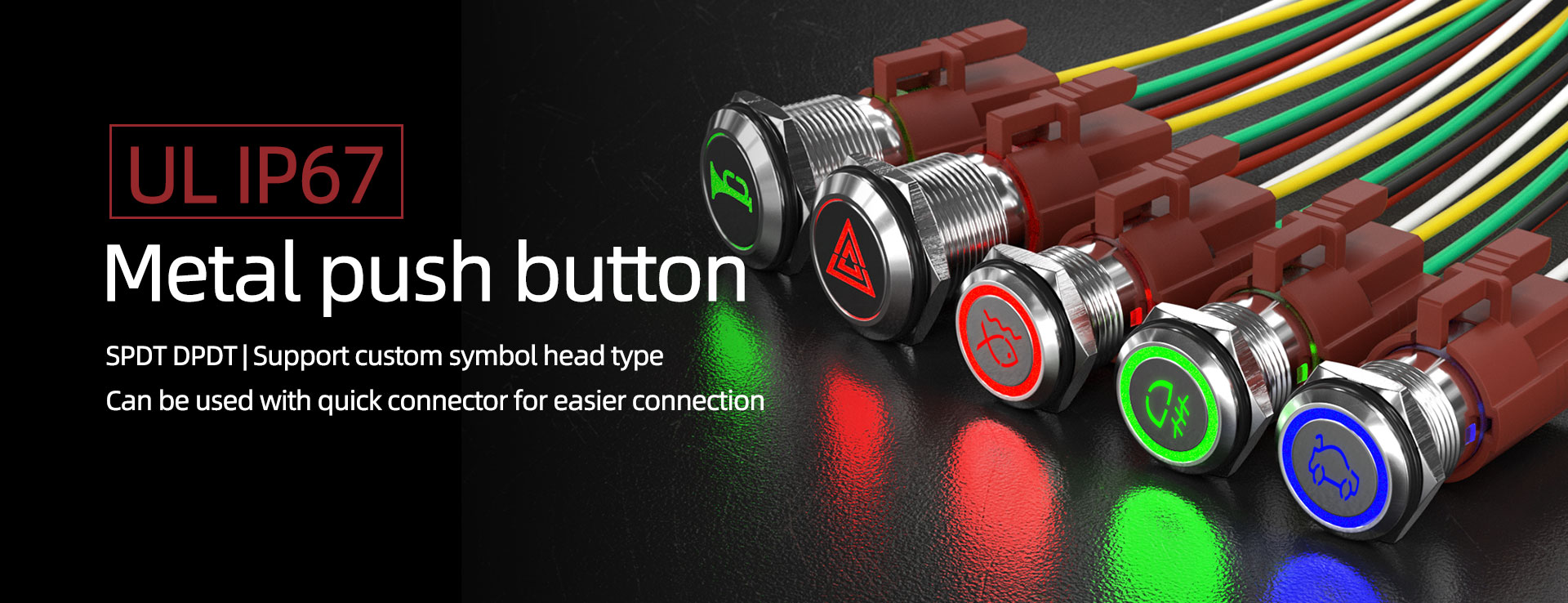 UL Metal push button switches