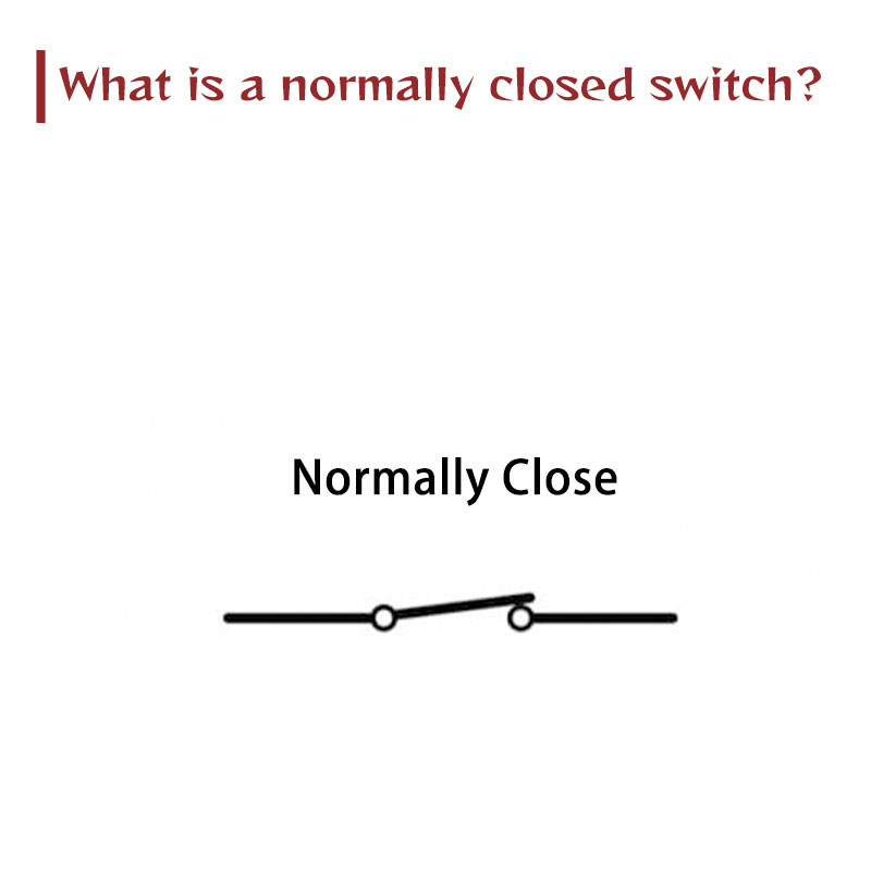 ¿Qué es un interruptor normalmente cerrado?