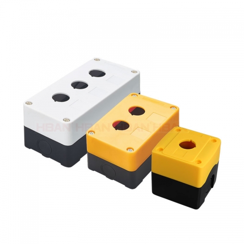 emergency stop push button switch case box plastic shell orange enclosure xb2-ba la38 22mm