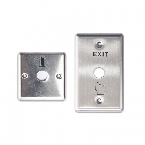 Type 86 stainless steel metal access control switch panel