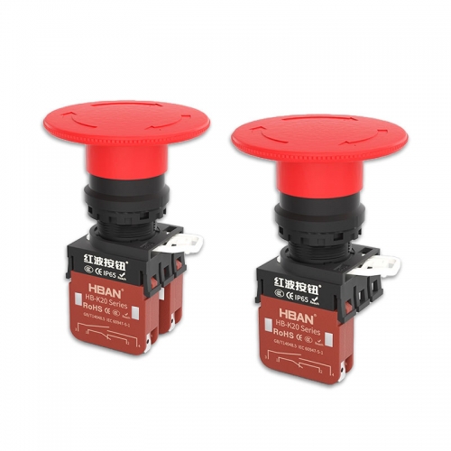 emergency stop switches elevator start plastic shell push button two normally close ip65