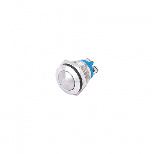 push button switch 16mm domed head 1no screw terminal ip65 waterproof HBAN