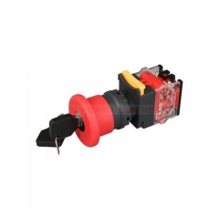 New product 10amp quickly assembled key lock maintain switches industry Emergency stop button