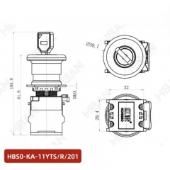 New product 10amp quickly assembled key lock maintain switches industry Emergency stop button