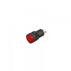 HBAN plastic indicator lights 12mm red green blue white led 2pins insert terminal signal lamp