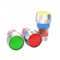 HBS1-AGQ16DF-P momentary pushbuttons plastic 16mm Environmentally friendly material control panel switch spdt