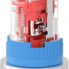 HBS1-AGQ16DF-P momentary pushbuttons plastic 16mm Environmentally friendly material control panel switch spdt