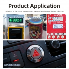 HBGQ12H-11Z/K/J/S China Seller push button start spst 12mm high head electronic switches waterproof