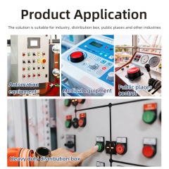 HB-K20S-GZ/C 30mm push start button 20A current momentary switch ip65 high head HBAN