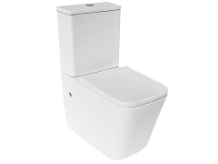 Rimless WC two piece toilet