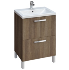 510mm Wood Bathroom Cabinet with Ceramic Basin