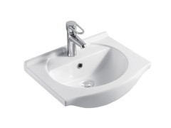 CE Authentication Ceramic Cabinet Wash Basin Bathroom Sink Romania 450 from China