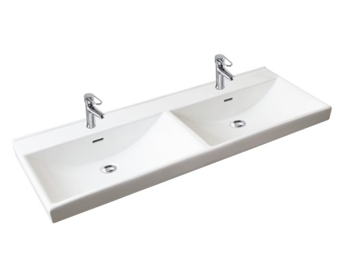 Ceramic Rectangle Middle Edge Vanity top 1200