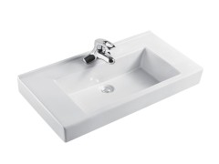 Ceramic Rectangle Thick Edge Vanity top 750