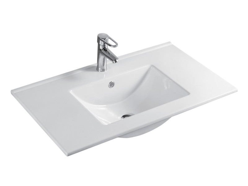 Ceramic Rectangle 16mm Thin Edge Vanity top 800