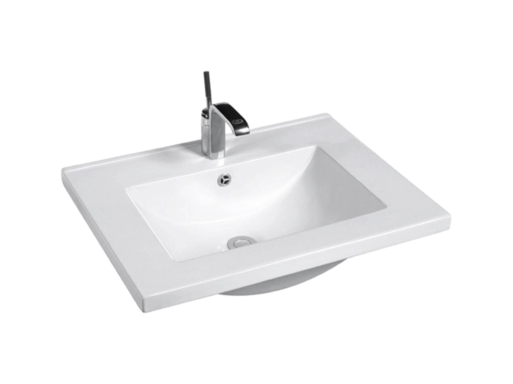 Ceramic Rectangle Middle Edge 40mm Vanity top 600