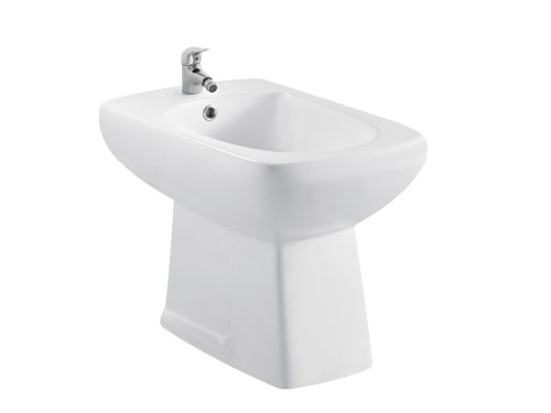 Ceramic Freestanding Toilet Bowl with Bidet for Bathroom