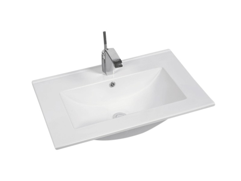 Ceramic Rectangle 16mm Thin Edge Vanity top 600