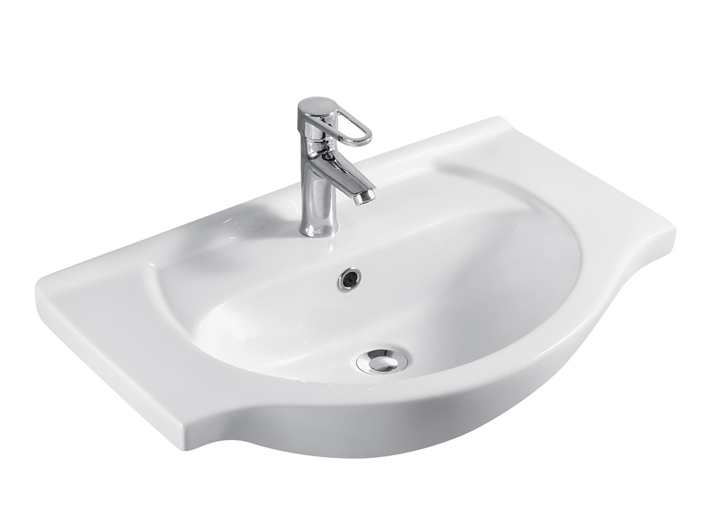 CE Authentication Ceramic Countertop Basin Bathroom Sink Romania 650 from China