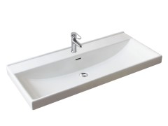 Ceramic Rectangle Middle Edge Vanity top 1000