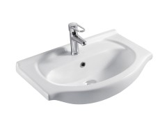 Hot Sale CE Authentication Ceramic Wash Basin Vanity Sink Romania 600 from China