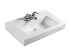 Ceramic Rectangle Thick Edge Vanity top 610