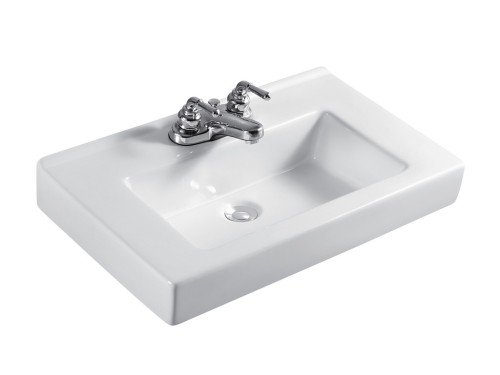 Ceramic Rectangle Thick Edge Vanity top 610