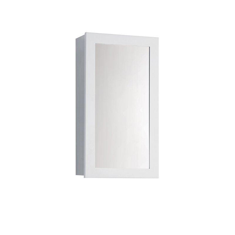 White Mirror Cabinet Width 380mm