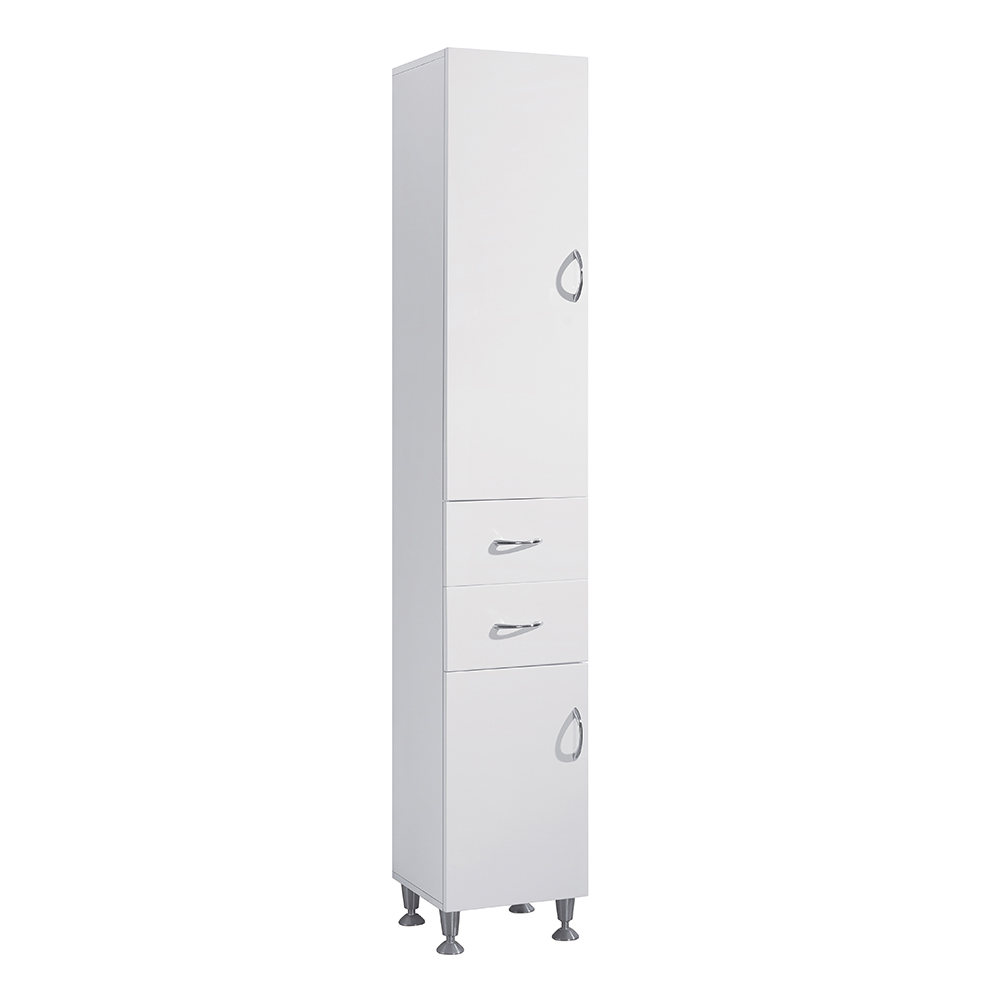 Gloss White Tall Unit 330x320mm,Bathroom Storage