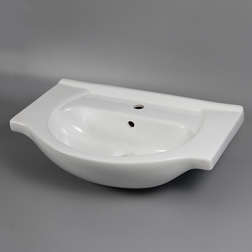 Hot Sale CE Authentication Ceramic Wash Basin Vanity Sink Romania 600 from China